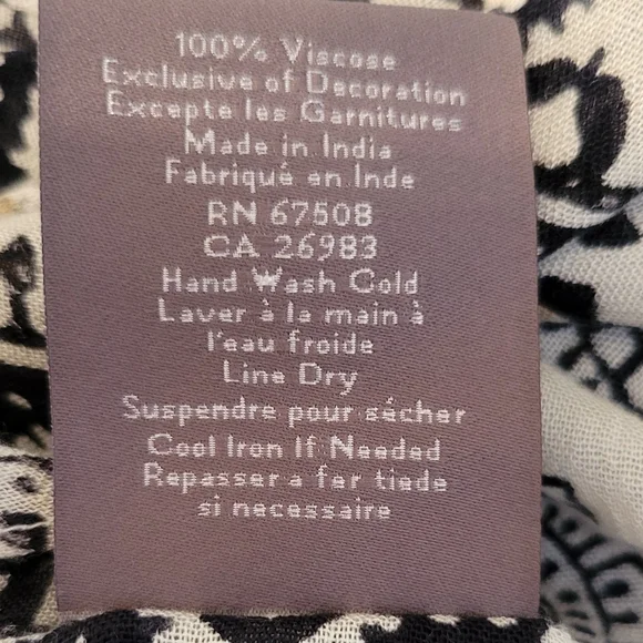 Vince Camuto Women's Munbai Medallions Toppee/Coverup Size O/S One Size - Picture 9 of 9